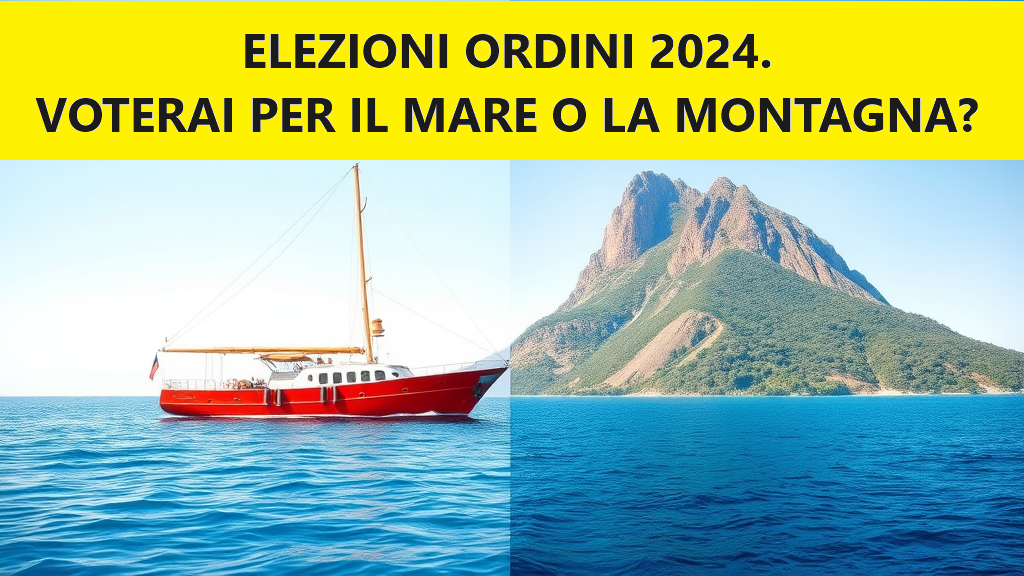 ELEZIONI ORDINI 2024: VOTERAI PER IL MARE O PER LA MONTAGNA?